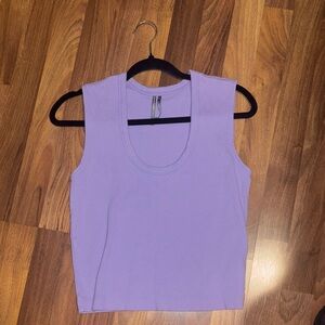 Anthropologie Lavender Purple Scoop Tank Top | Medium